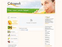 Tablet Screenshot of citropoli.com.br